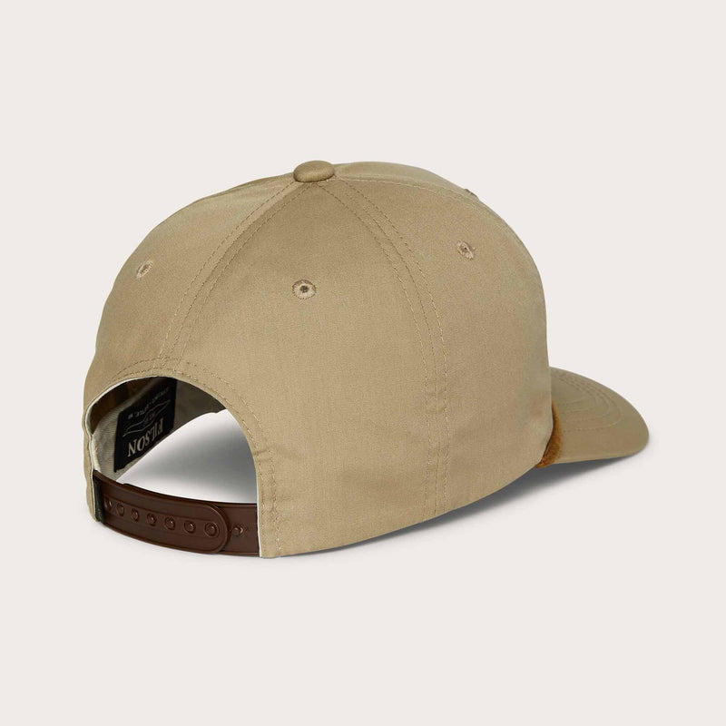 Rope trucker cap by Filson | Khaki scenic patch (Brown)