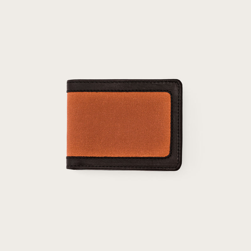 Tin cloth outfitter wallet par Filson | Rust (Red)