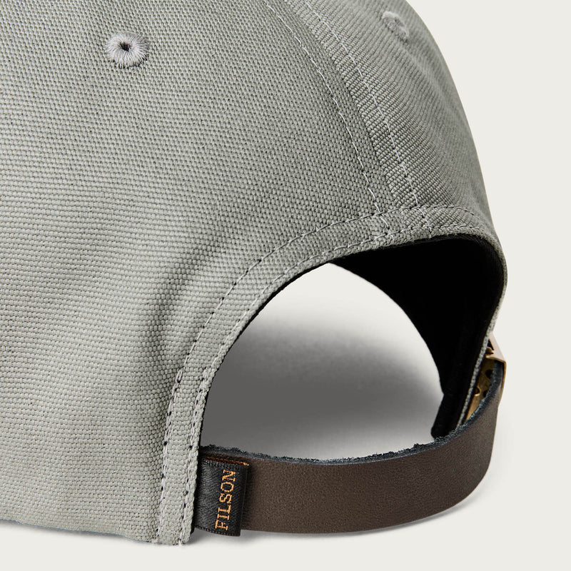 Low profile logger cap by Filson | Mist / leaping fish (Grey)
