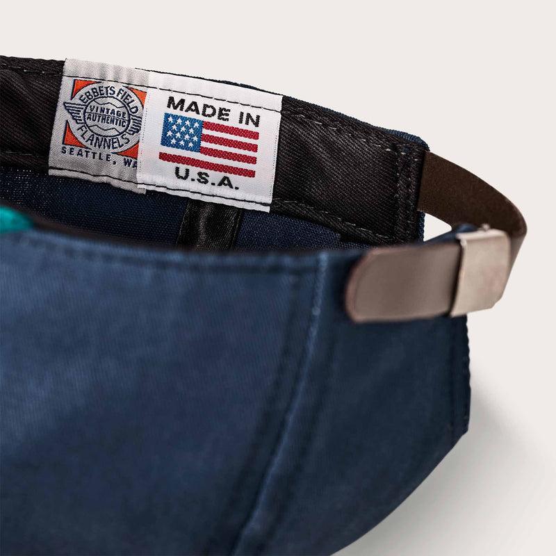Filson x ebbets field cap di Filson | Navy / teal (Blue)