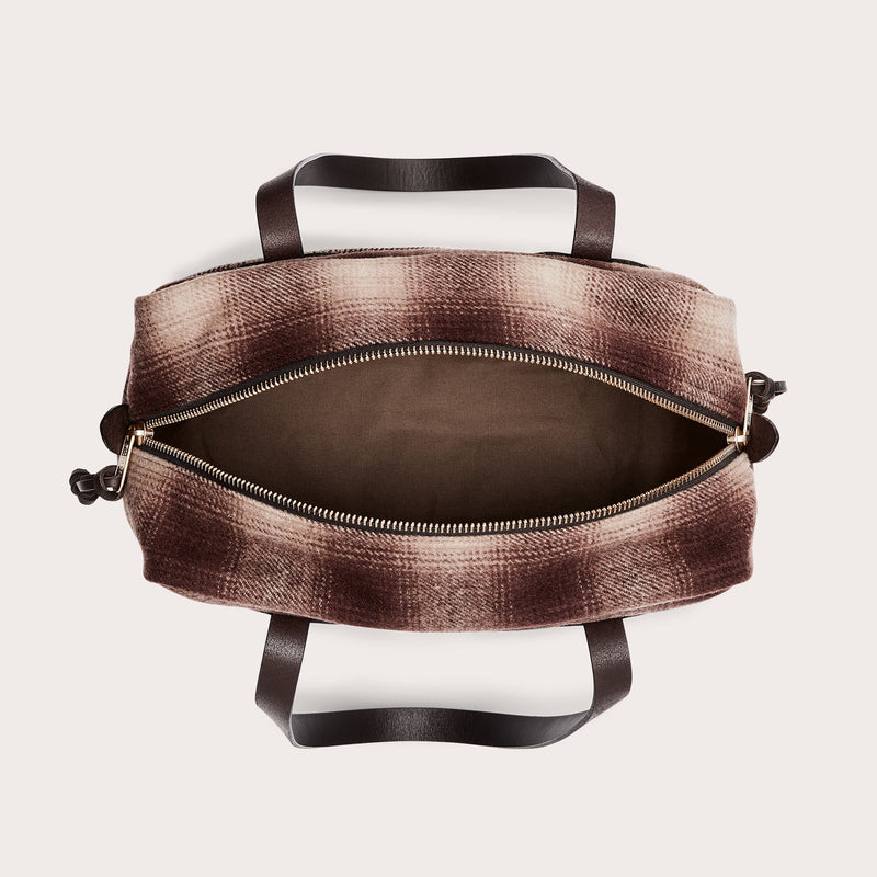 Mackinaw wool zipper tote bag par Filson | Brown tan ombr (Brown)