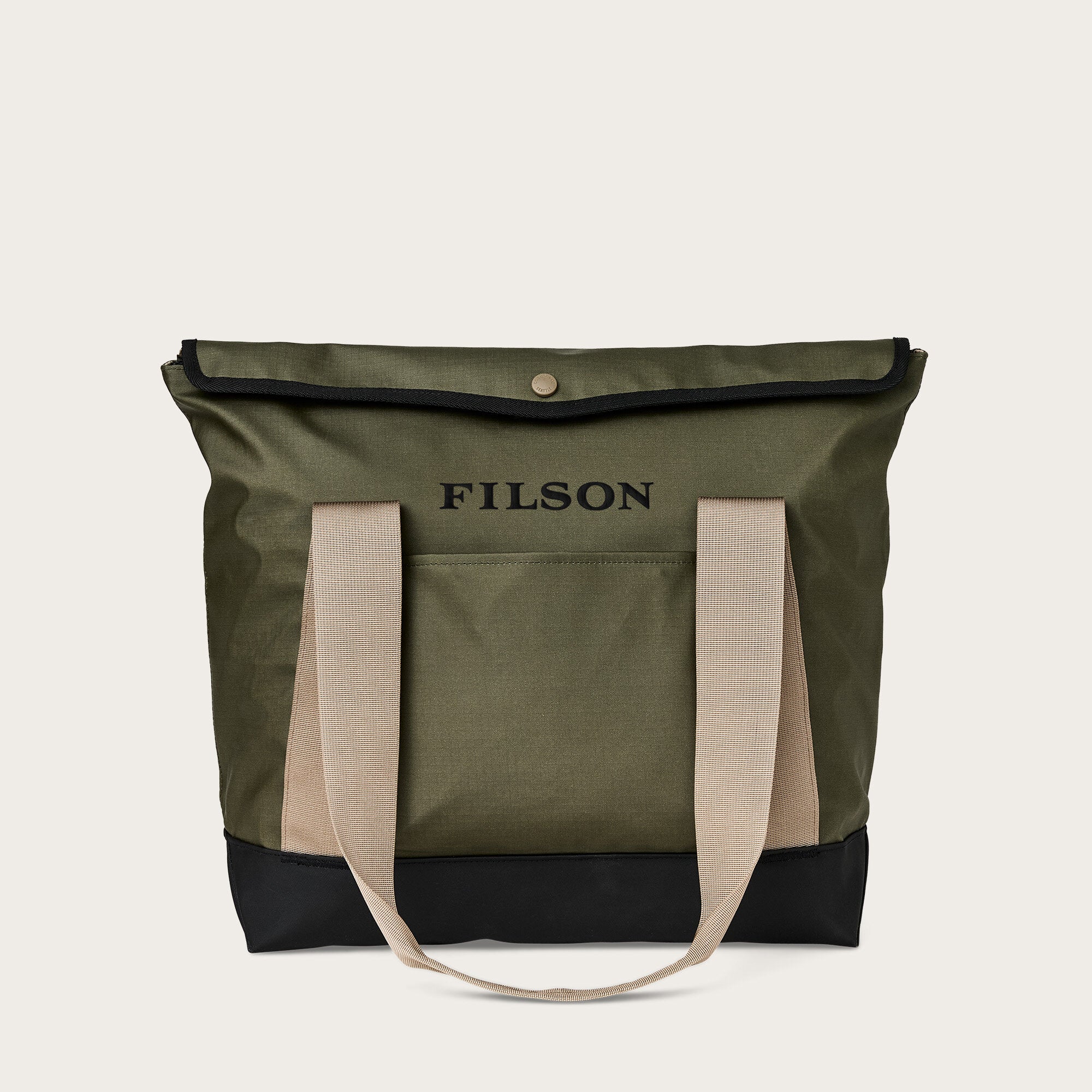 All-weather tote bag by Filson | Olive / black / cove (Green)