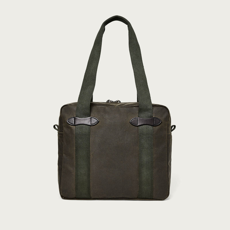 Tin cloth zipper tote bag di Filson | Otter green (Green)