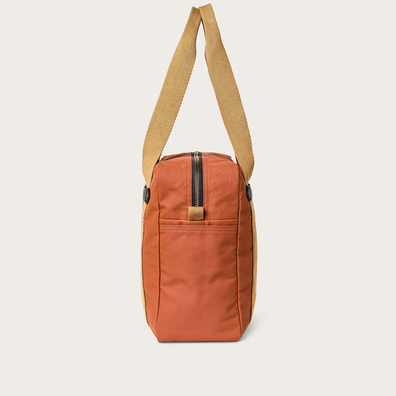 Tin cloth zipper tote bag von Filson | Rust (Red)