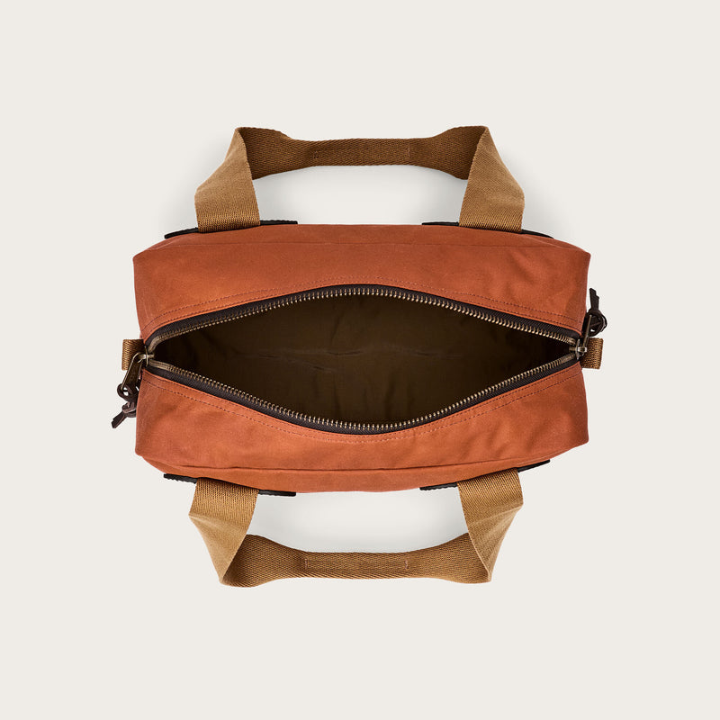Tin cloth zipper tote bag von Filson | Rust (Red)
