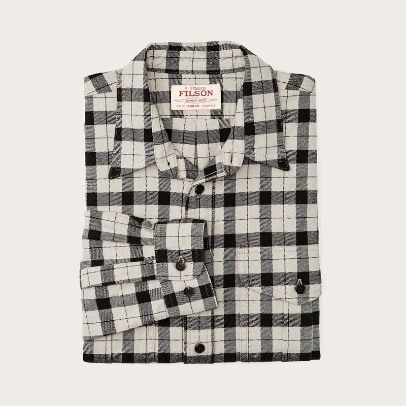 Alaskan guide shirt by Filson | Cream / peat / multi (Gray)