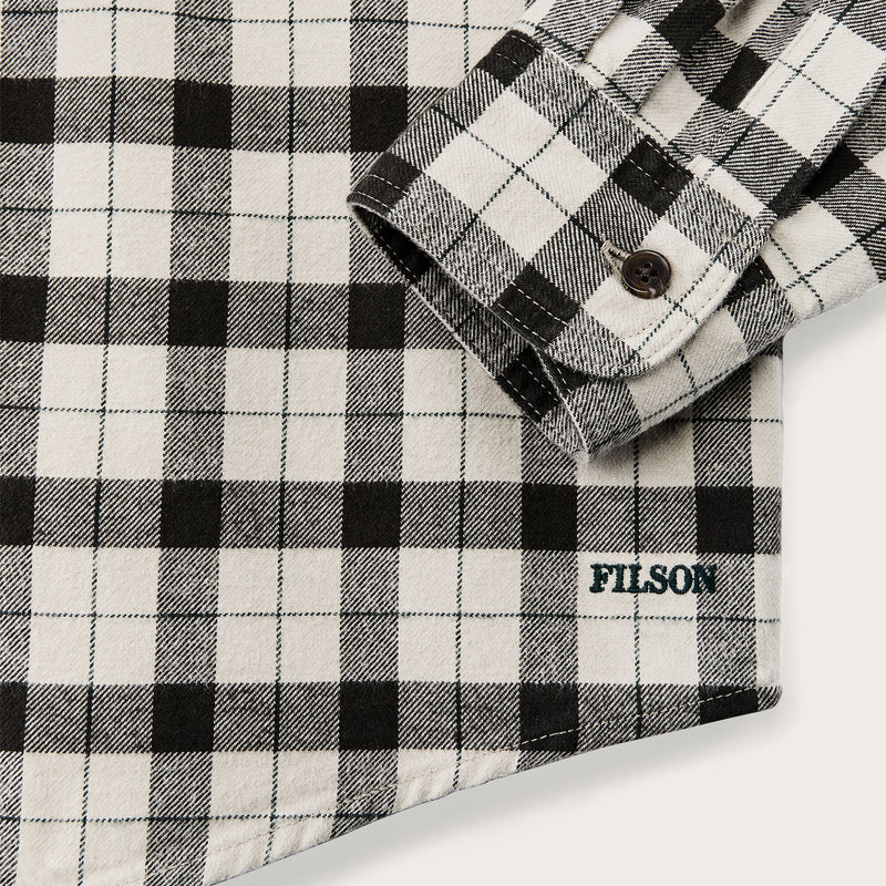 Alaskan guide shirt by Filson | Cream / peat / multi (Gray)