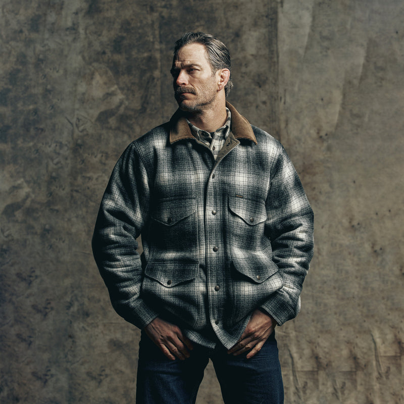 Alaskan guide shirt by Filson | Cream / peat / multi (Gray)