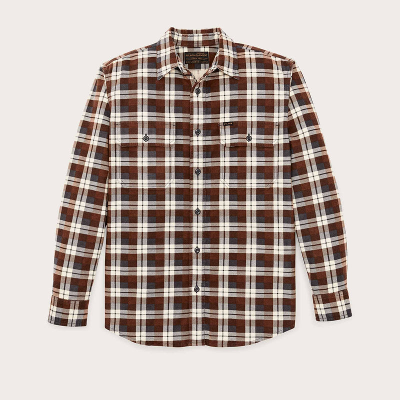 Field flannel shirt von Filson | Brown gray pl (Multicolour)