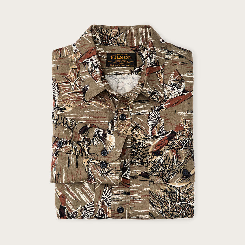 Field flannel shirt by Filson | Brown / marsh mallar (Brown)