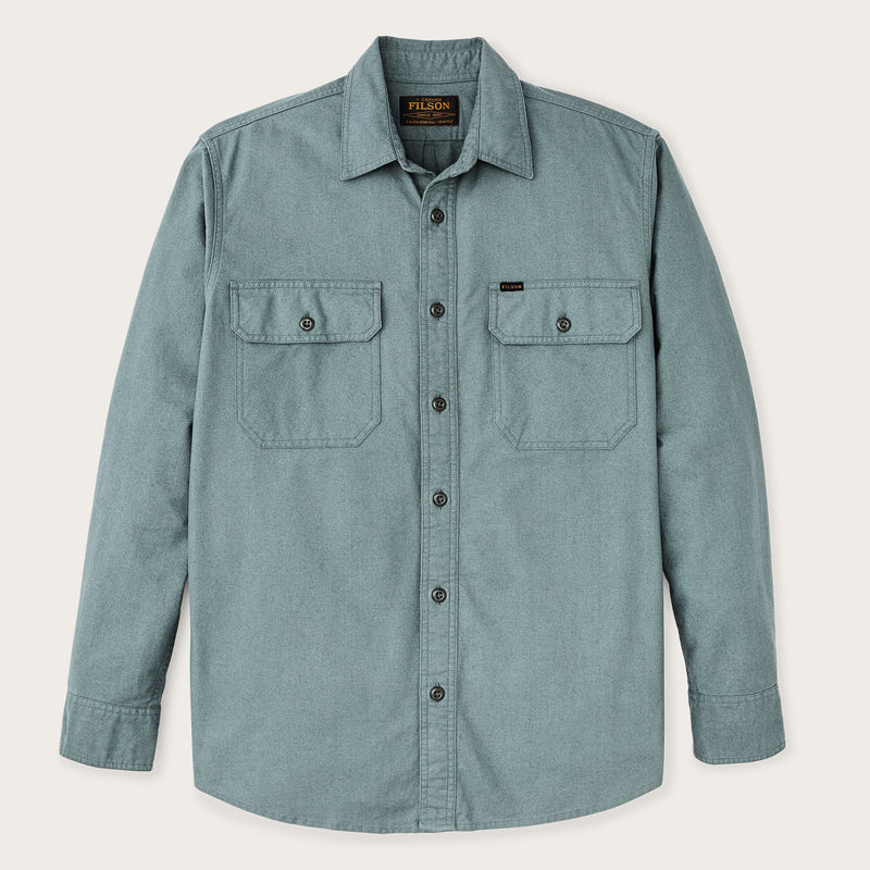 Field flannel shirt by Filson | Balsam green (Blue)