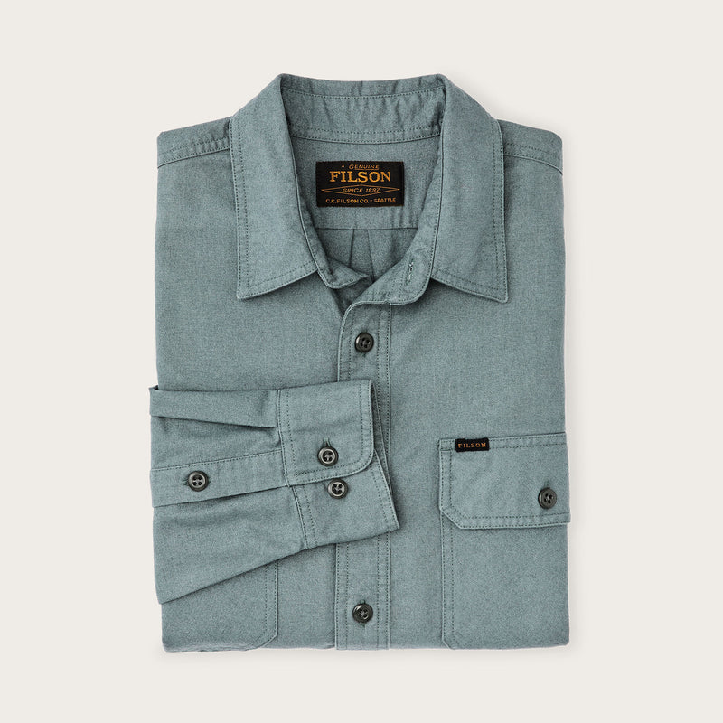 Field flannel shirt by Filson | Balsam green (Blue)
