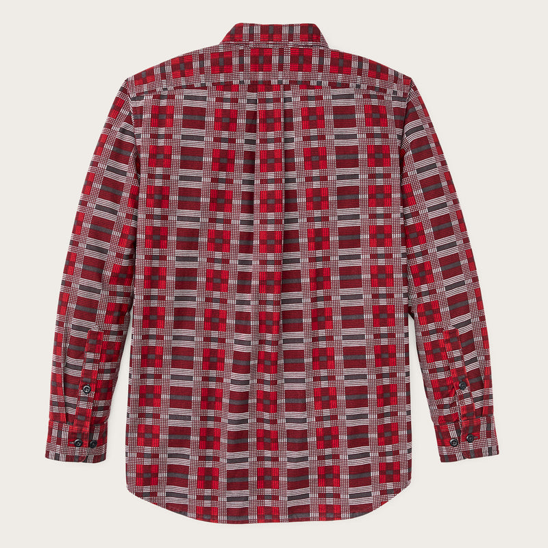 Field flannel shirt by Filson | Burgundy / red plaid (Red)