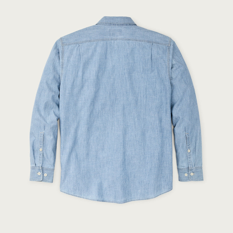 Chambray cpo shirt par Filson | Light indigo chambray (Blue)