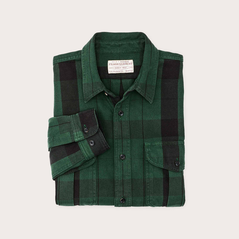Vintage wash alaskan guide shirt von Filson | Forest green (Green)