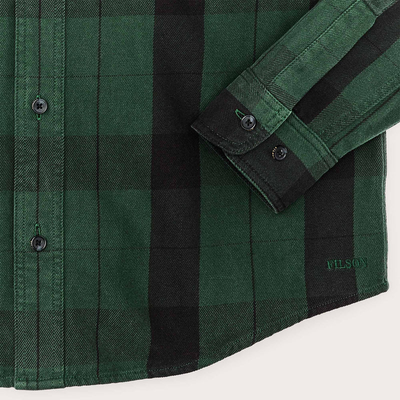 Vintage wash alaskan guide shirt von Filson | Forest green (Green)