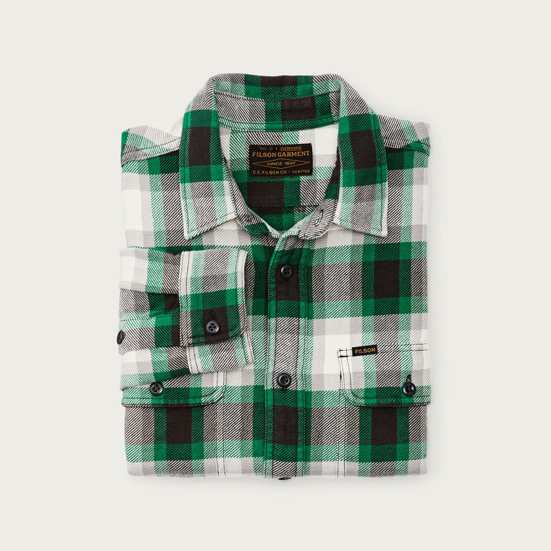 Vintage flannel work shirt by Filson | Green / gray / multi (Multicolour)