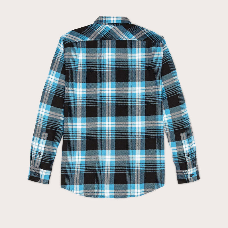 Vintage flannel work shirt di Filson | Blue black (Blue)