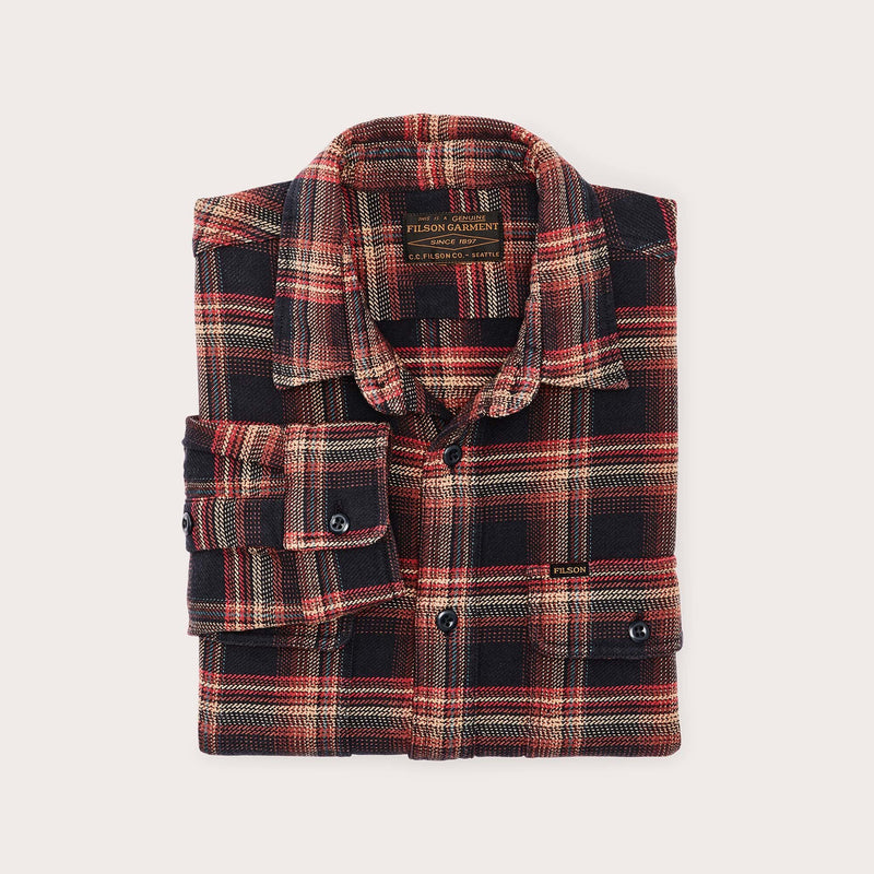 Vintage flannel work shirt von Filson | Black rust (Multicolour)