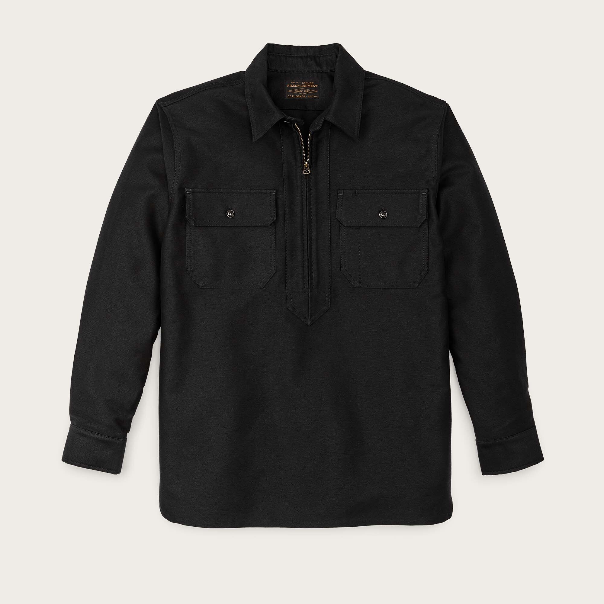 ジャケット・アウター Filson MOLESKIN ZIP SHIRT /M size FILSON MOLESKIN QUARTER ZIP SHIRT BLACK M NWT | eBay