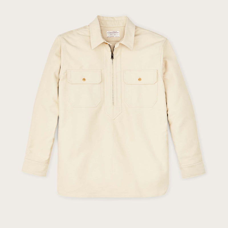 Moleskin quarter zip shirt by Filson | Khaki (Beige)
