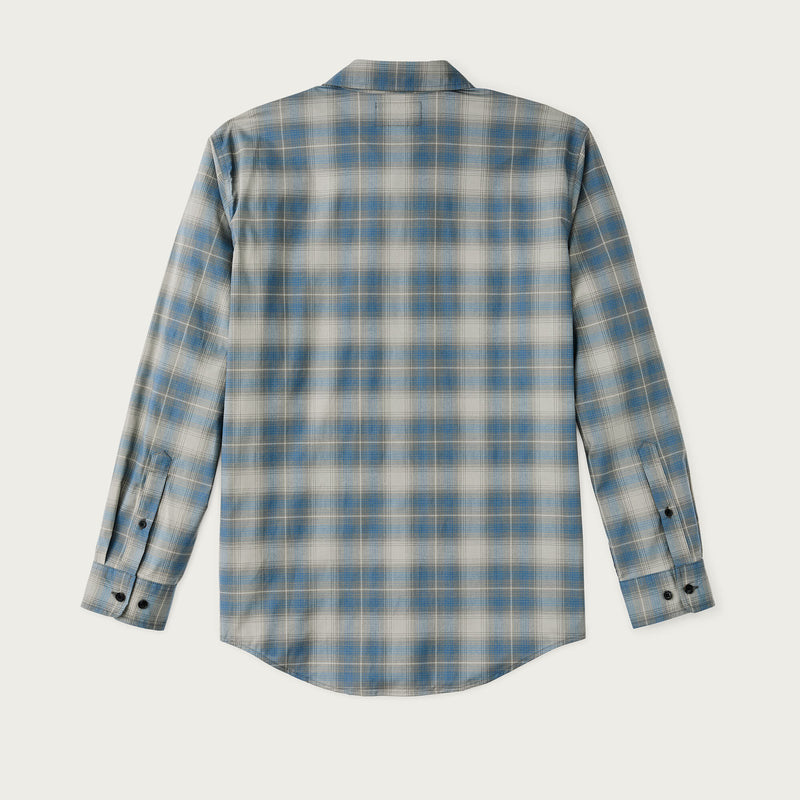Twin lakes sport shirt by Filson | Blue / gray plaid (Blue)