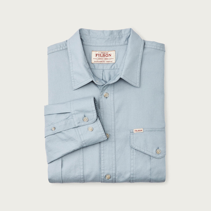 Lightweight alaskan guide shirt by Filson | Dust blue (Blue)
