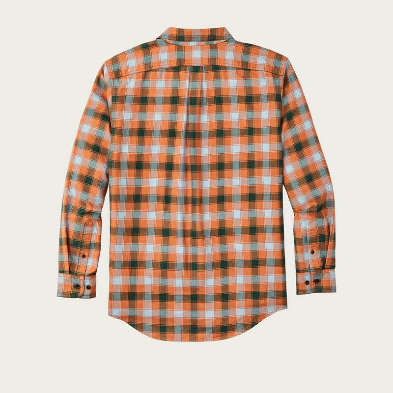 Lightweight alaskan guide shirt by Filson | Clay / blue / multi (Orange)