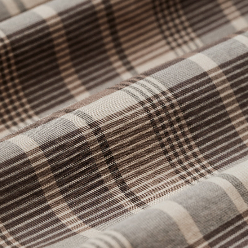 Filson's washed feather cloth shirt par Filson | Light brown / natural plaid (Brown)