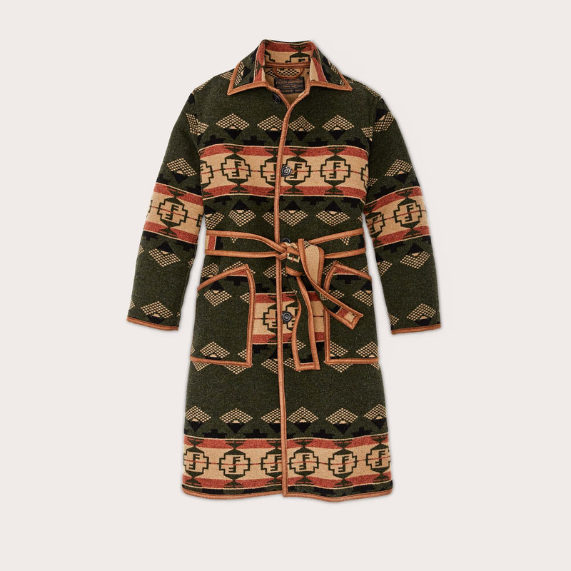 Filson forestry wool blanket robe by Filson | Dark timber / tan mu (Multicolour)