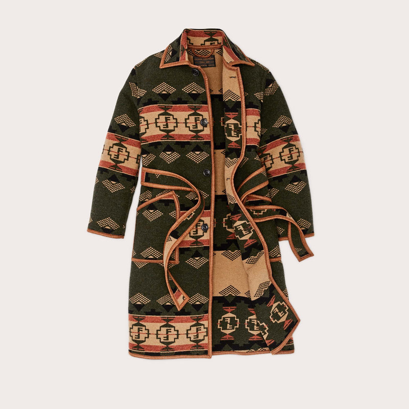 Filson forestry wool blanket robe by Filson | Dark timber / tan mu (Multicolour)