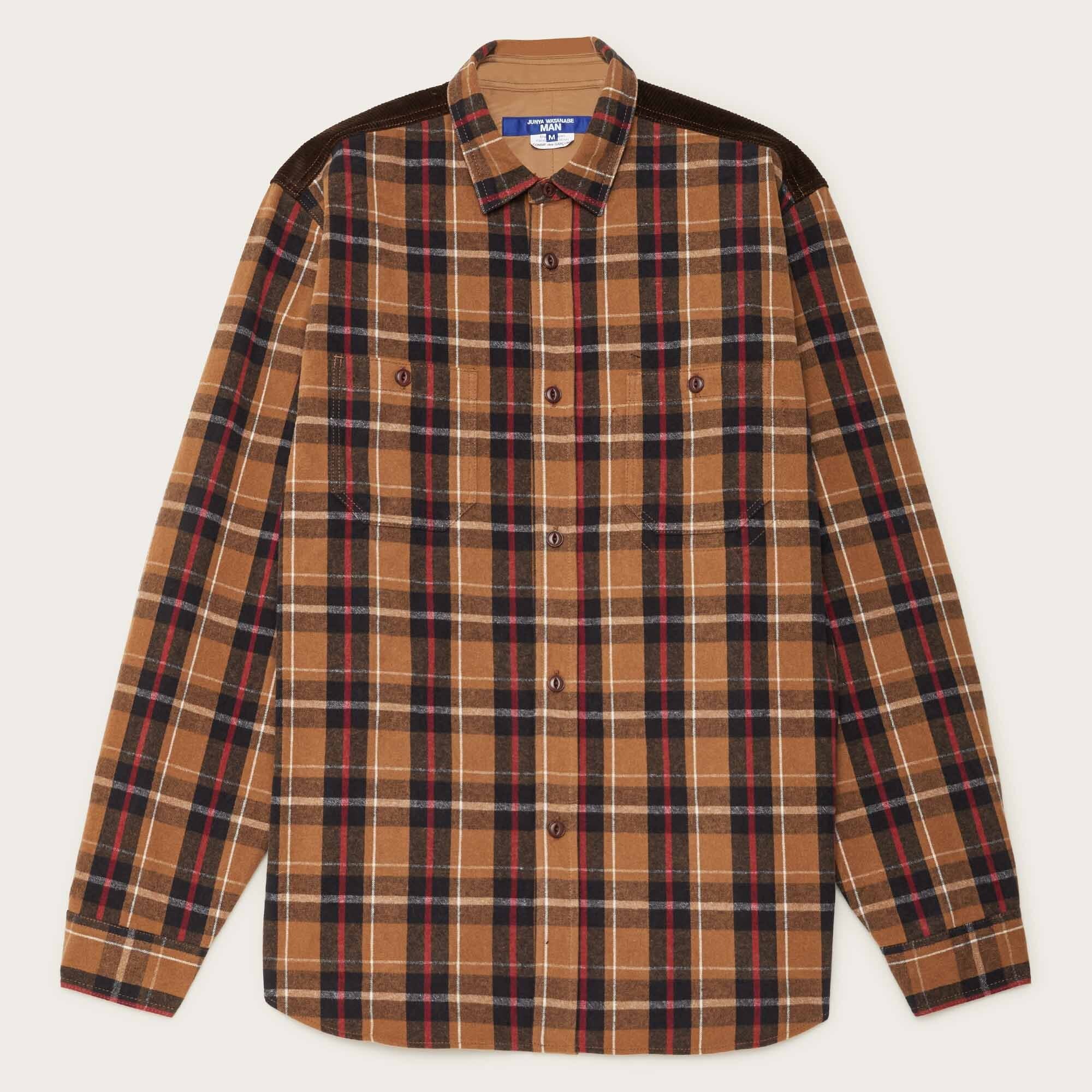 Filson × junya watanabe cotton check shirt by Filson | Black red