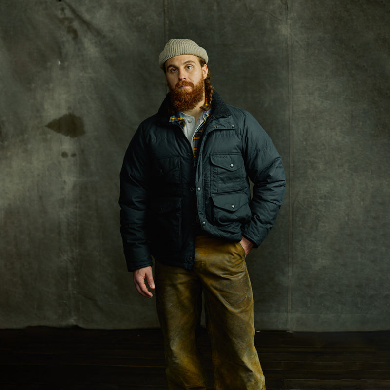 Giacca cruiser in piuma d’anatra di Filson | Harbor blue (Blue)