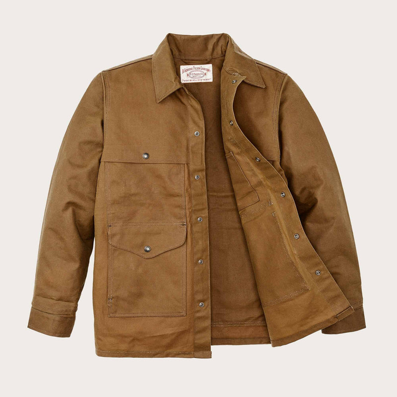 Tin cloth cruiser jacket di Filson | Dark tan (Beige)