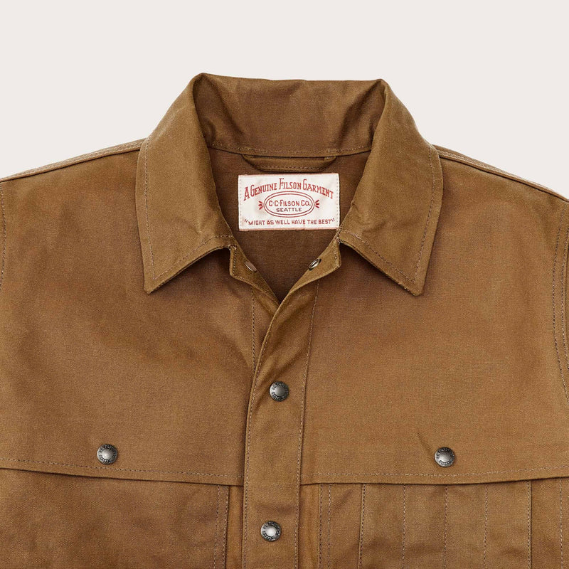 Tin cloth cruiser jacket di Filson | Dark tan (Beige)