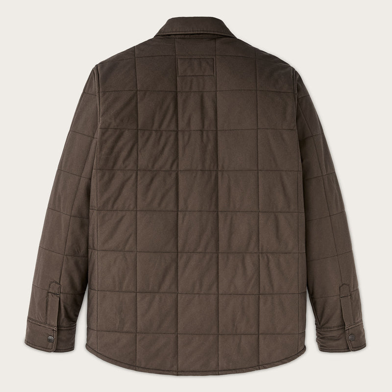 Cover cloth quilted jac-shirt by Filson | Slate black (Brown)