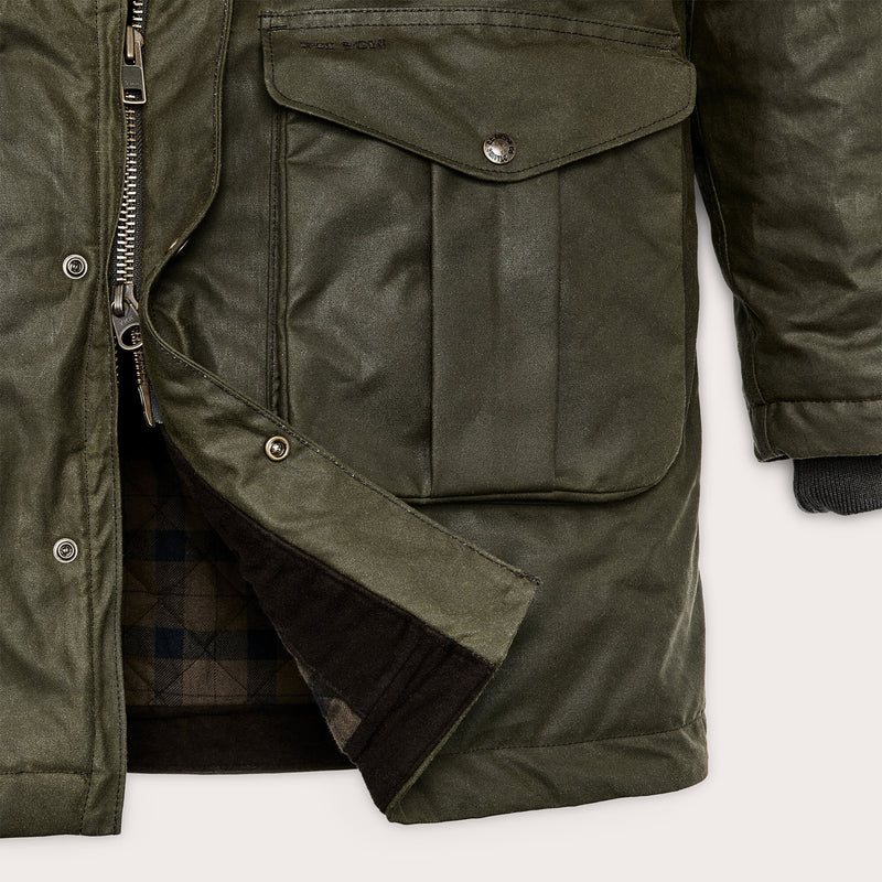 Shelter cloth parka di Filson | Otter green (Green)