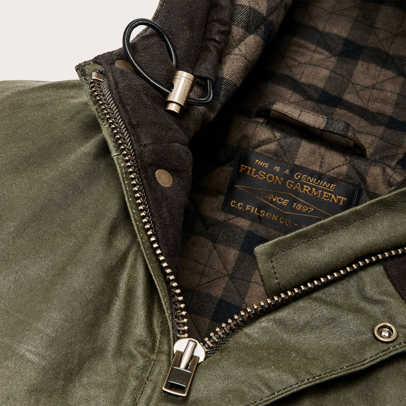 Shelter cloth parka di Filson | Otter green (Green)