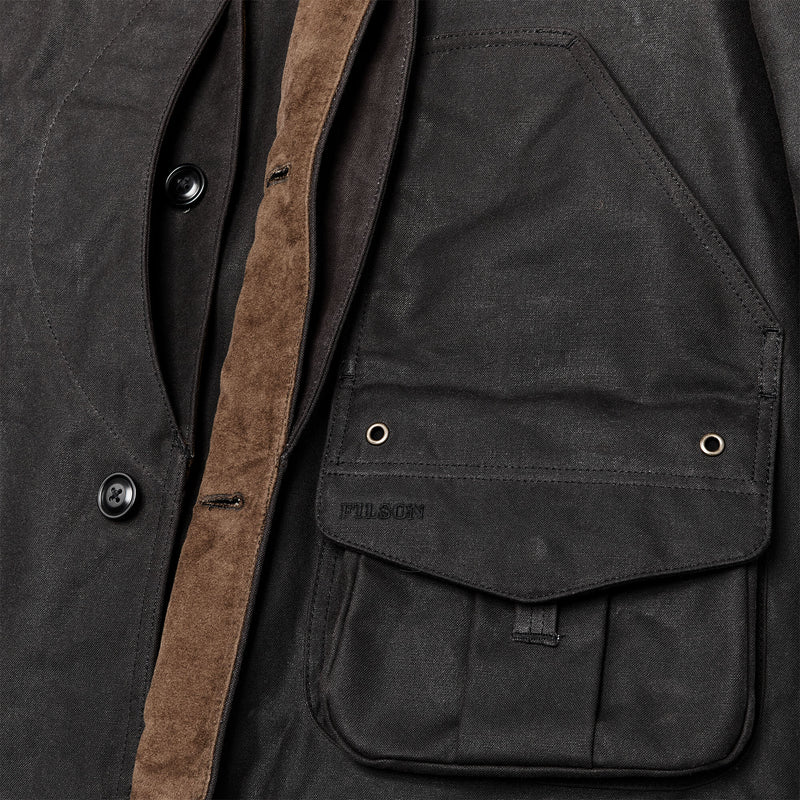 Tin cloth hunting jacket di Filson | Cinder (Grey)