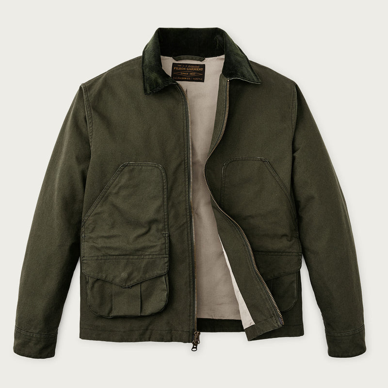 Giacca da caccia in tin cloth di Filson | Otter green (Green)
