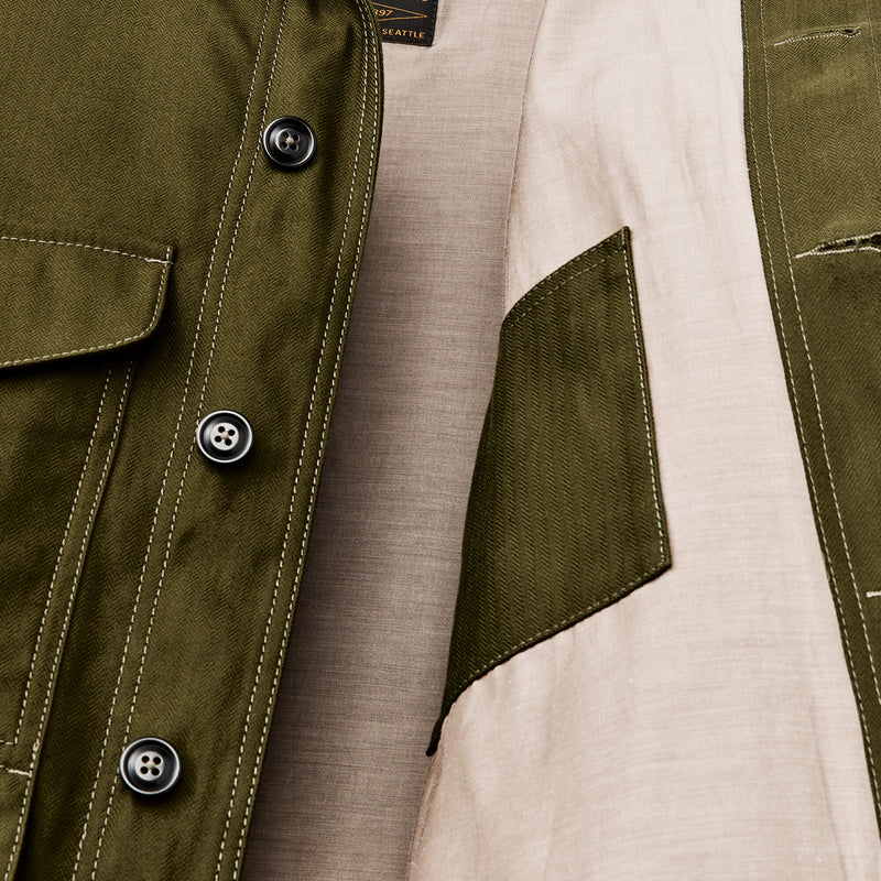 Heritage cotton cruiser di Filson | Otter green (Green)