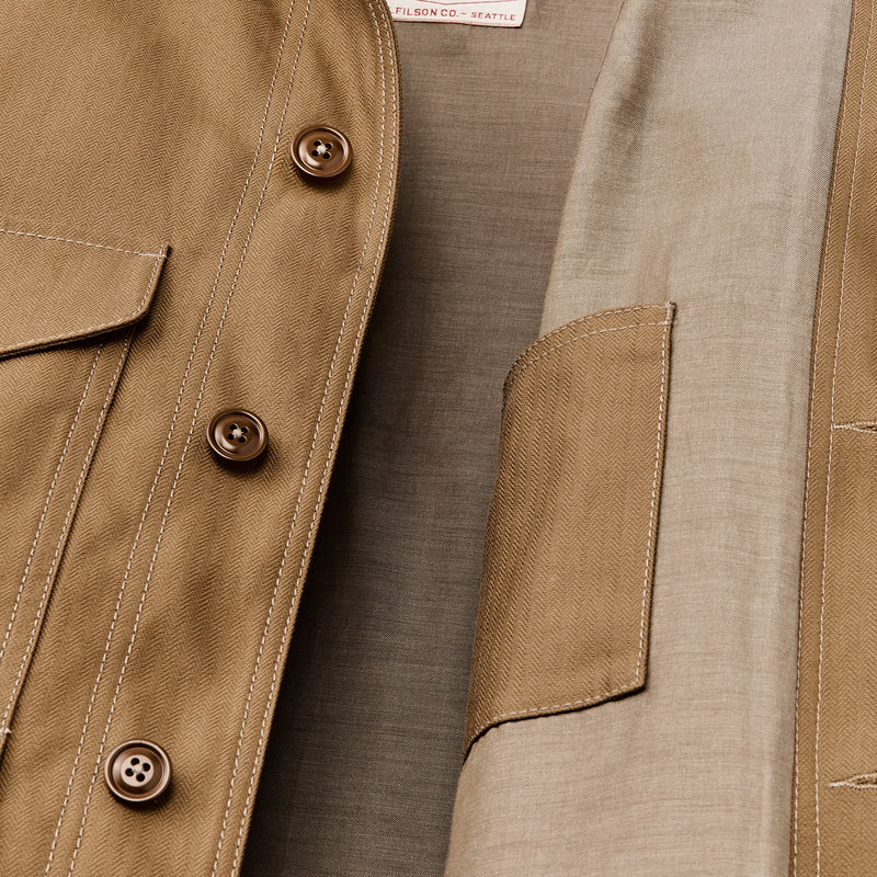 Heritage cotton cruiser di Filson | Tan (Beige)