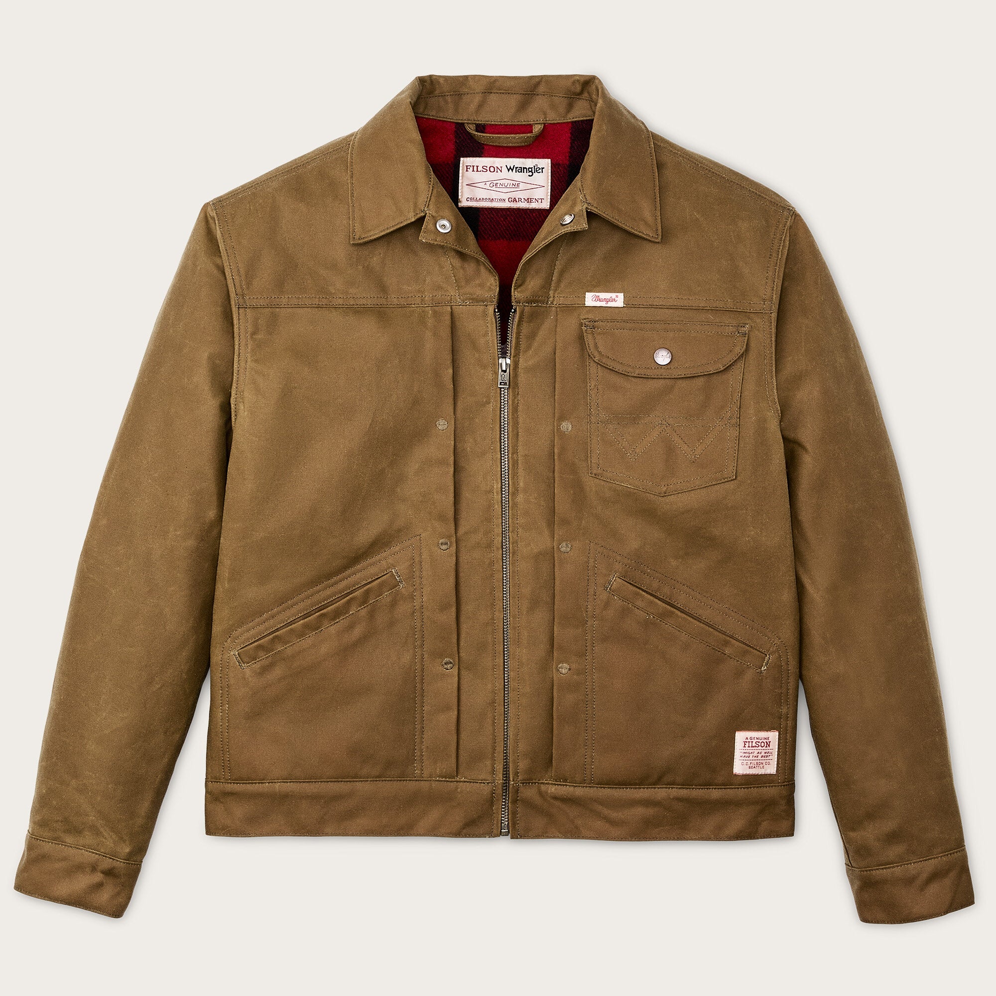 Wrangler x filson adventure jacket by Filson | Tan (Brown)