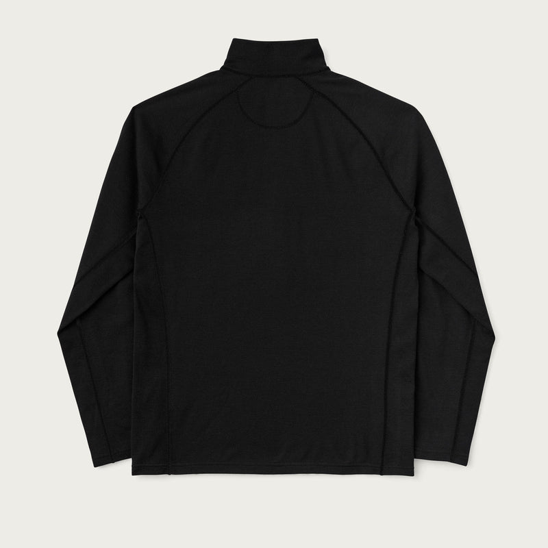 400g merino wool half-zip von Filson | Black (Black)