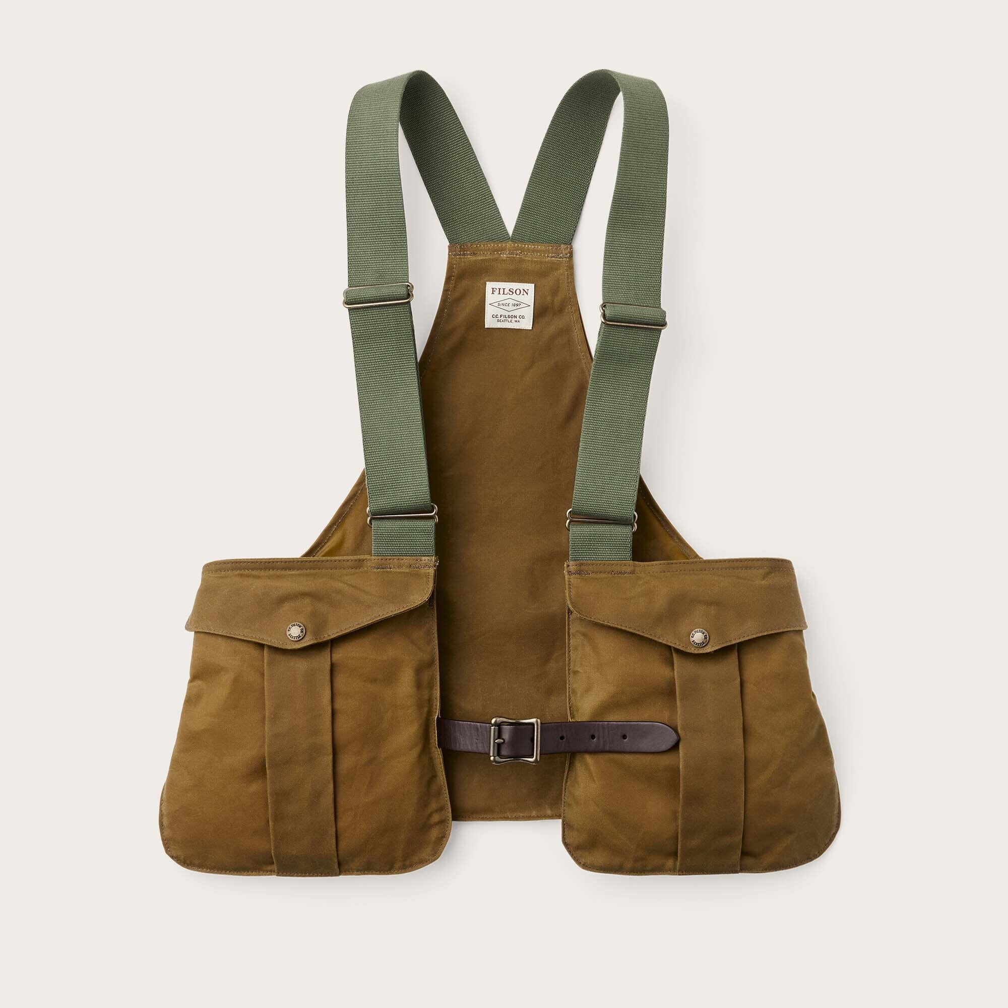 FILSONフィルソン TIN CLOTH GAME BAG ベストSUPER Tin cloth game bag par Filson | Dark tan (Beige)