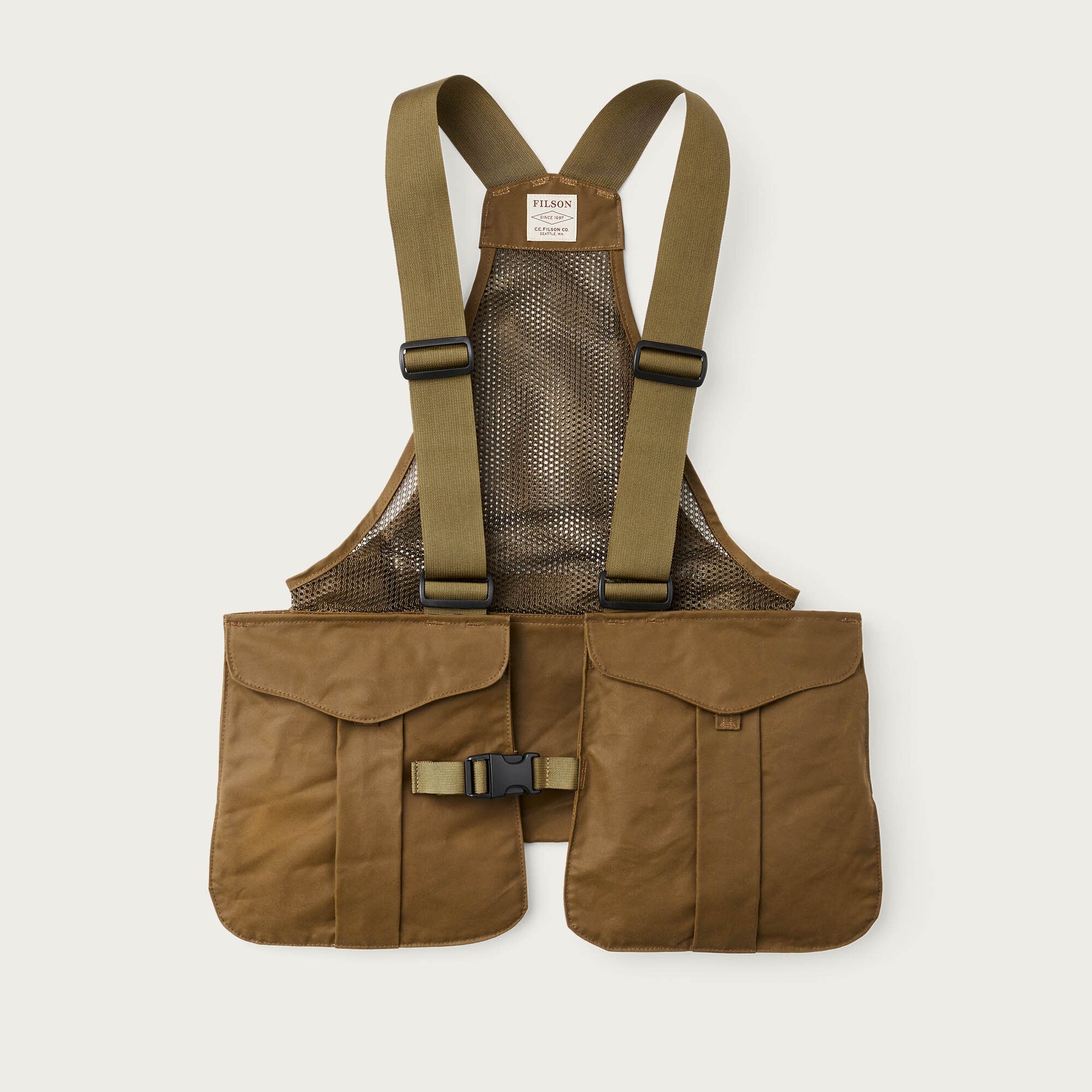 フィルソン、ゲームバッグ　ベージュ　サイズM Mesh game bag by Filson | Dark tan (Beige)