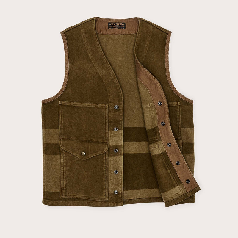 Beartooth cruiser vest di Filson | Marsh olive bla (Brown)