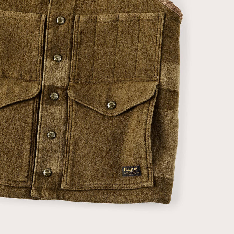 Beartooth cruiser vest di Filson | Marsh olive bla (Brown)