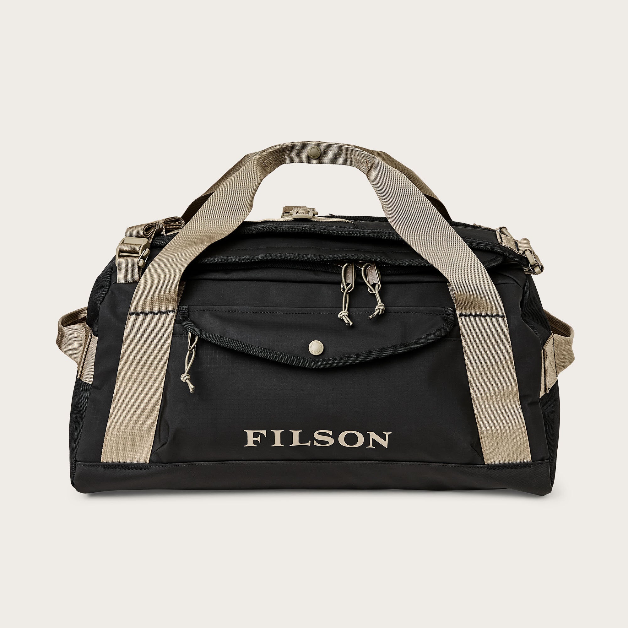 All-weather 40l duffle bag by Filson | Black / covert (Black)