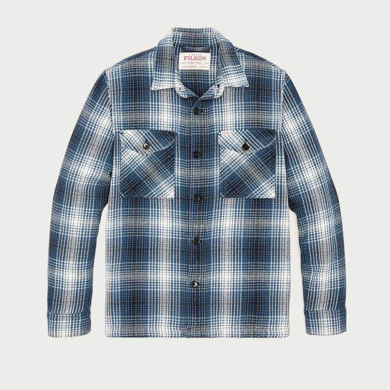 Deer island jac-shirt par Filson | Cobalt / natural shadow plaid (Blue)